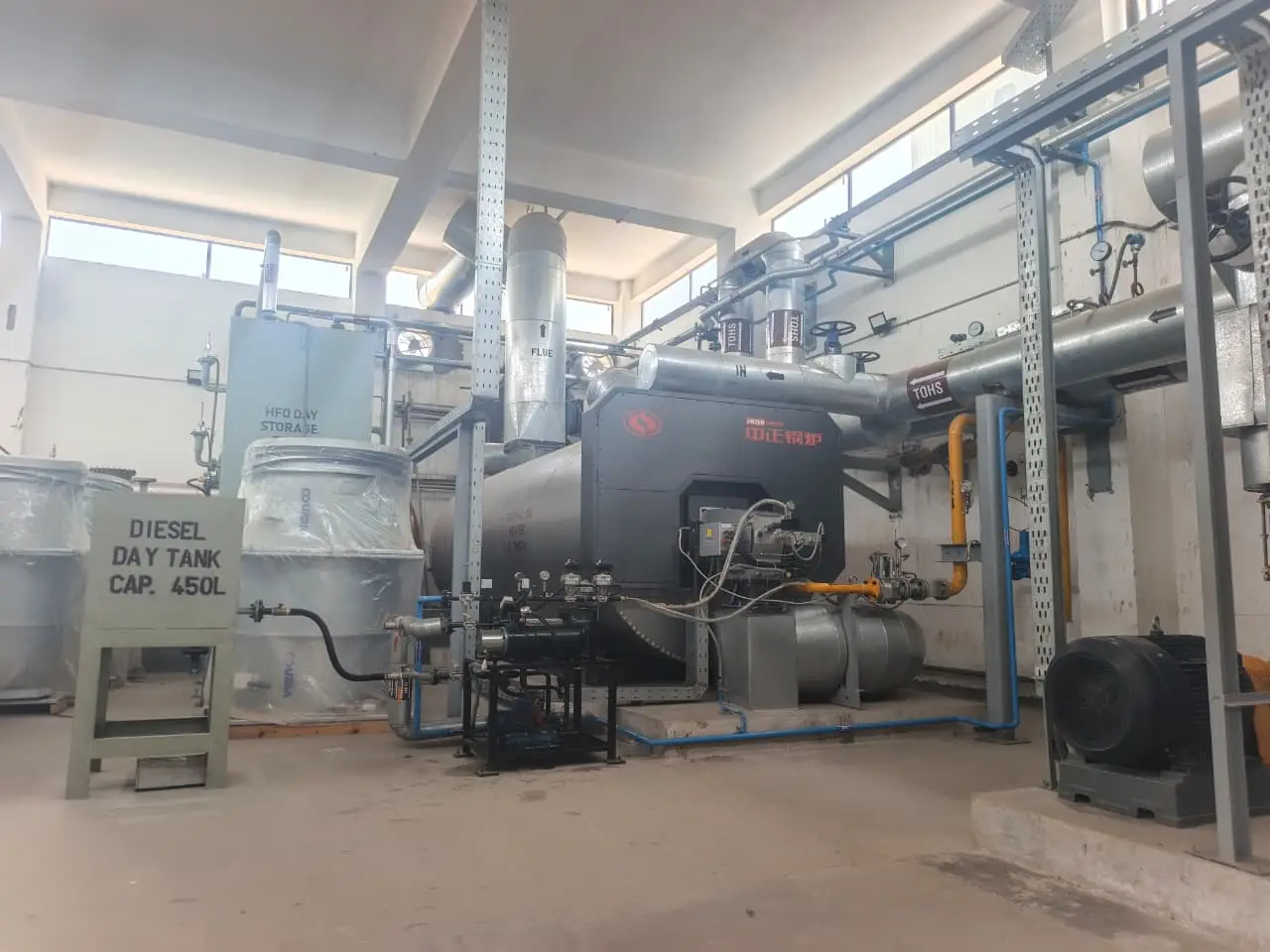 Thermal oil pipeline fabrication installation Pakistan MHN Engineering